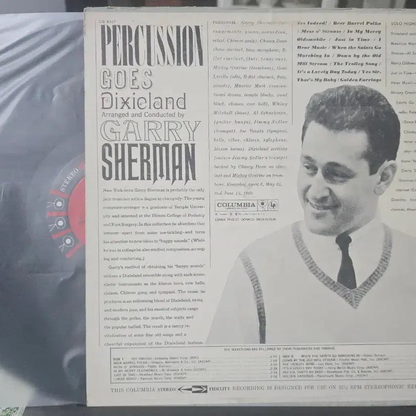 [BUNJANG] Garry Sherman Percussion Goes Dixieland LP (1960 US Press) / 개리 셔먼_Percussion Goes Dixieland_LP(US)