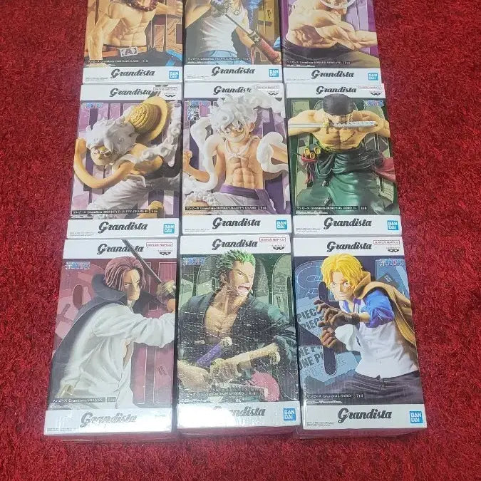 [BUNJANG] Grandista One Piece 9 Figure Set / 그란디스타 원피스 9종