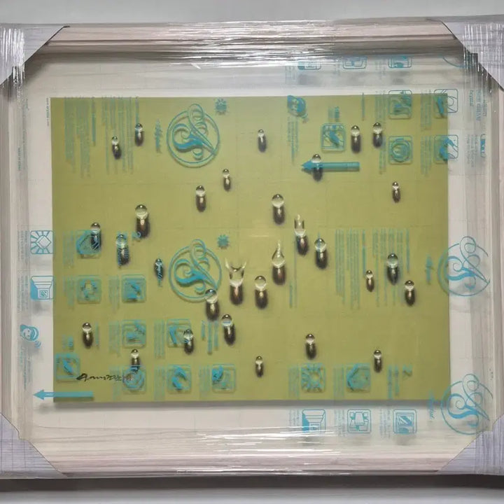 [BUNJANG] Oh Tae-Hwan (Artist) "Droplets" Acrylic Frame (10-ho) with Certificate of Authenticity / 오태환 화백-물방울(10호)/아크릴액자/보증서