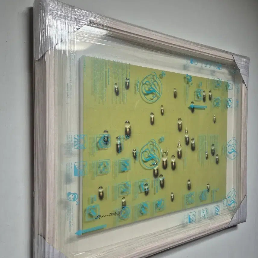 [BUNJANG] Oh Tae-Hwan (Artist) "Droplets" Acrylic Frame (10-ho) with Certificate of Authenticity / 오태환 화백-물방울(10호)/아크릴액자/보증서
