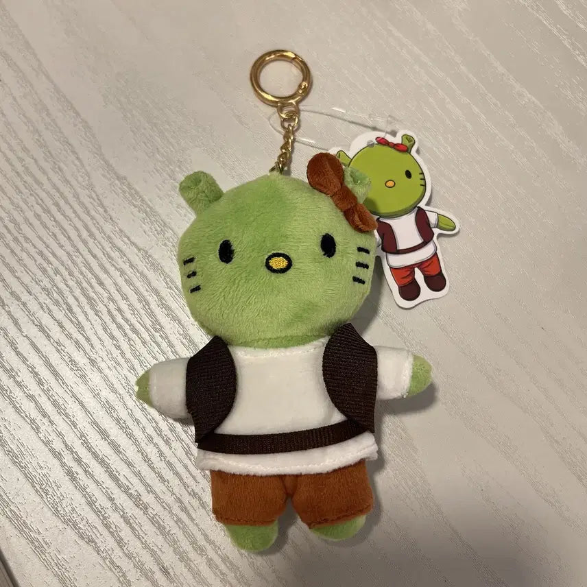 [BUNJANG] Shrek Costume Kitty Zombie Kitty Keychain / 최저가 / 슈렉 키티 좀비 키티 키링