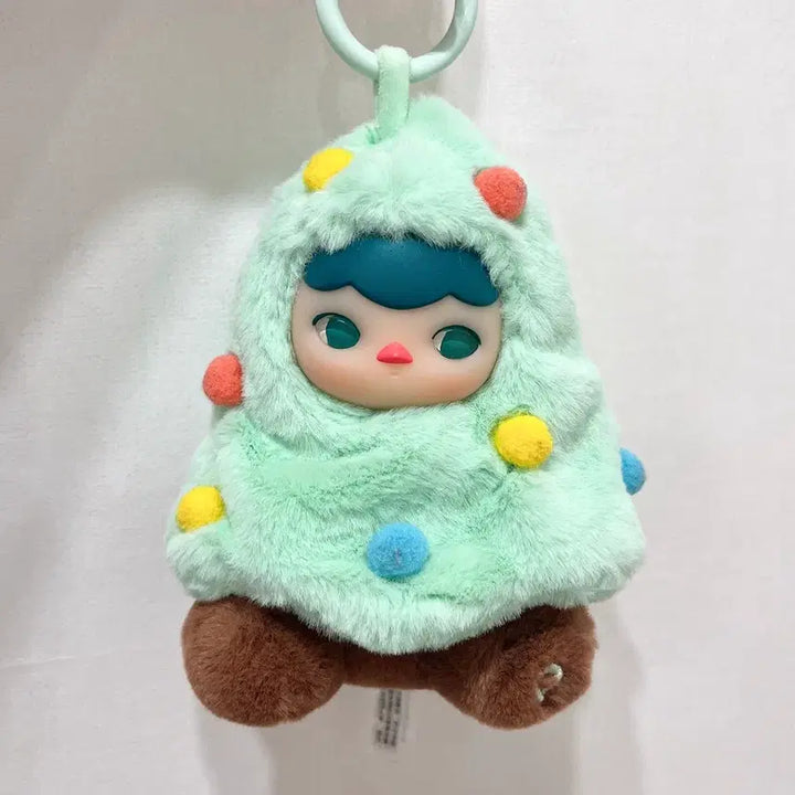 [BUNJANG] Pop Mart Pooky Christmas Tree Doll Keychain / 팝마트 푸키 크리스마스 트리 인형 키링