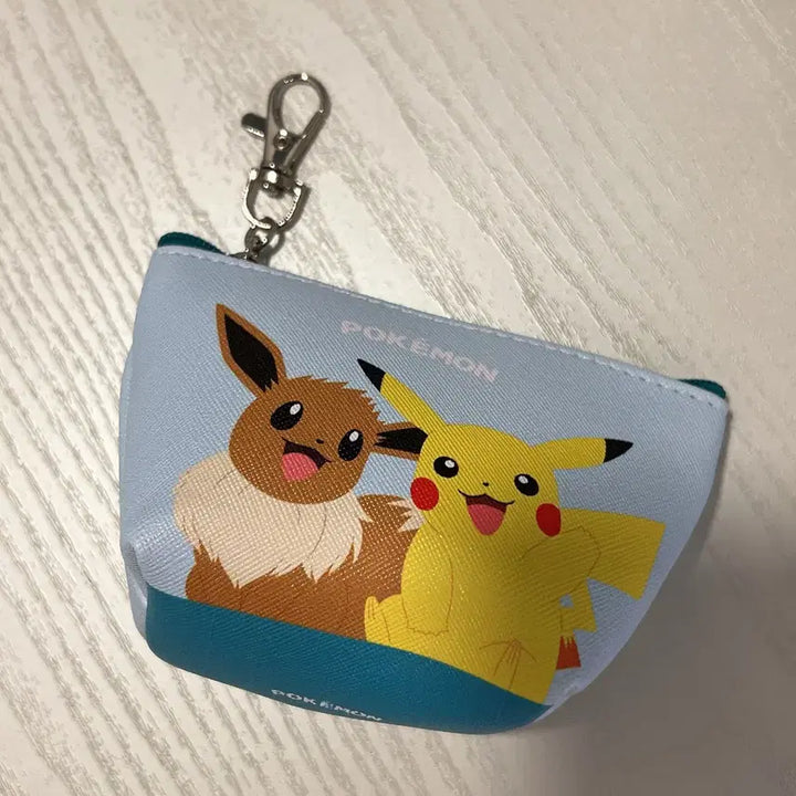 [BUNJANG] Pokemon Center Official Coin Pouch (Light Blue) / 최저가 / 정품 포켓몬스터 고리 동전지갑 파우치 (라이트블루)