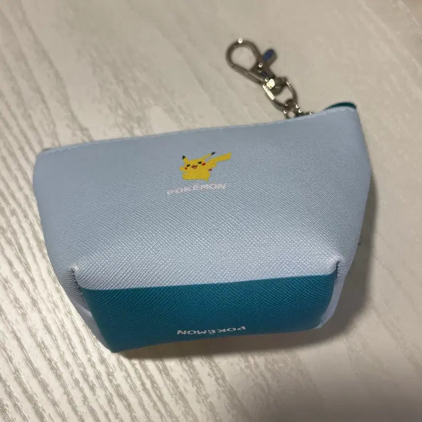 [BUNJANG] Pokemon Center Official Coin Pouch (Light Blue) / 최저가 / 정품 포켓몬스터 고리 동전지갑 파우치 (라이트블루)