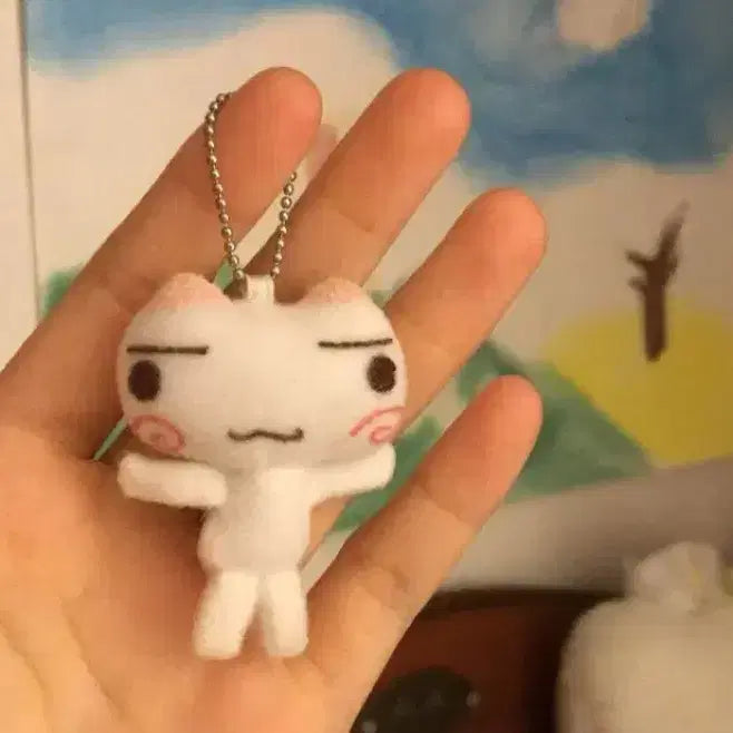 [BUNJANG] Extremely Rare 2000 Dokodemo Issyo Strap Toro Baby Mini Doll / 초레어! 2000년 일본 고전 도코데모잇쇼 스트랩 토로 아기 초미니 인형