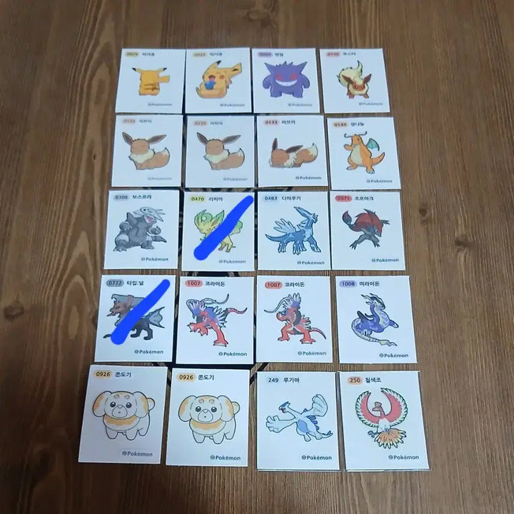 [BUNJANG] Pokemon Stickers Single Item Purchase / 포켓몬띠부씰 1개 선택