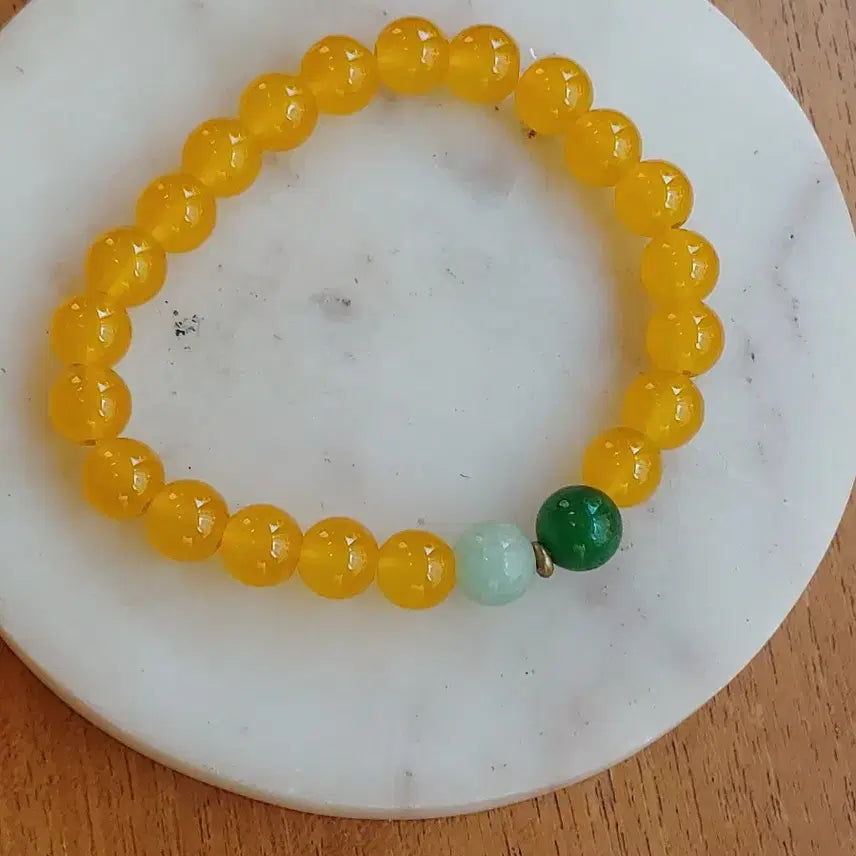 [BUNJANG] Natural Jade Bangle Bracelet / 천연 비취 팔찌 새상품