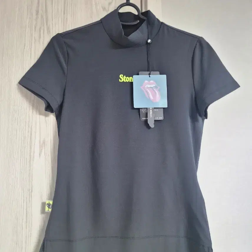 [BUNJANG] Rolling Stones Short Sleeve Polo Shirt Black / 롤링스톤즈 반팔 폴로티 블랙 85(85-95)