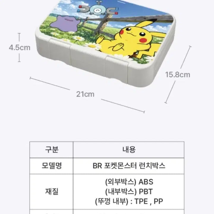 [BUNJANG] Baskin Robbins x Pokémon Collaboration Lunch Box (Pikachu) / 베스킨라빈스 포켓몬 콜라보 런치박스 미개봉