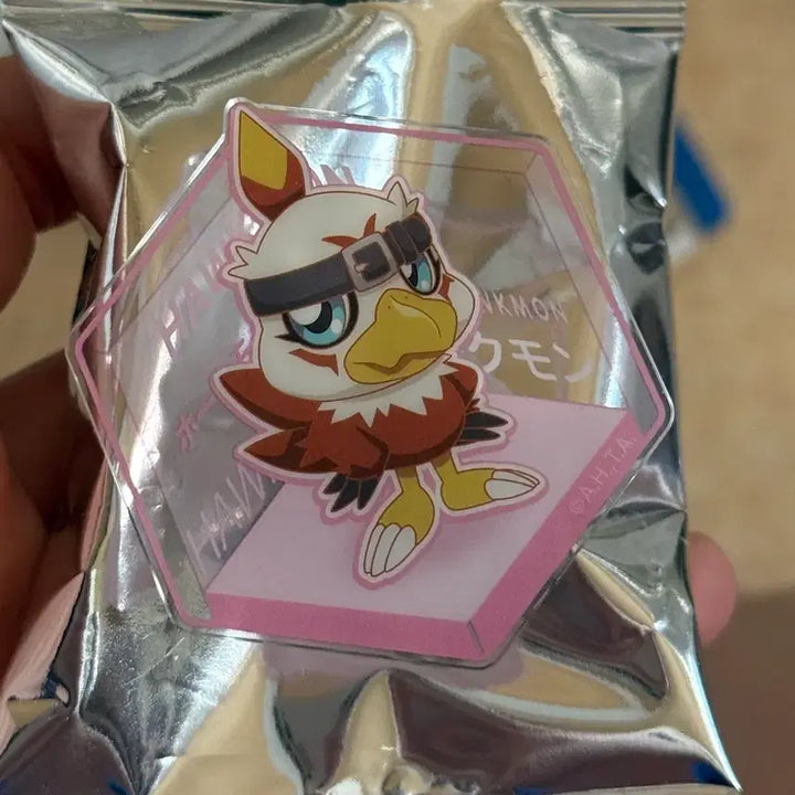 [BUNJANG] Digimon: Frontier Hawkmon Acrylic Clip / 파워디지몬 호크몬 아크릴집게