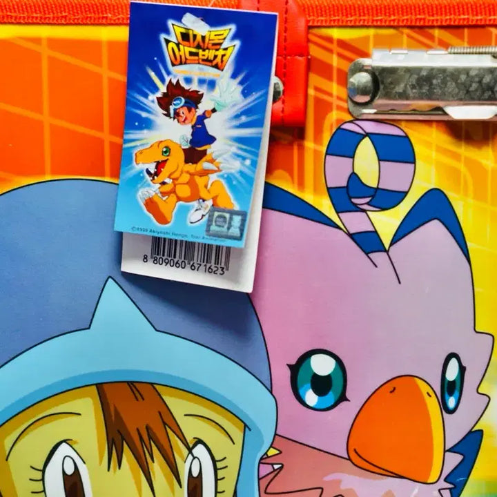 [BUNJANG] Digimon Adventure Illustration Board Vintage Collectible Item / 디지몬 어드벤처 화판 고전문구 레트로 빈티지 수집 소품 새제품