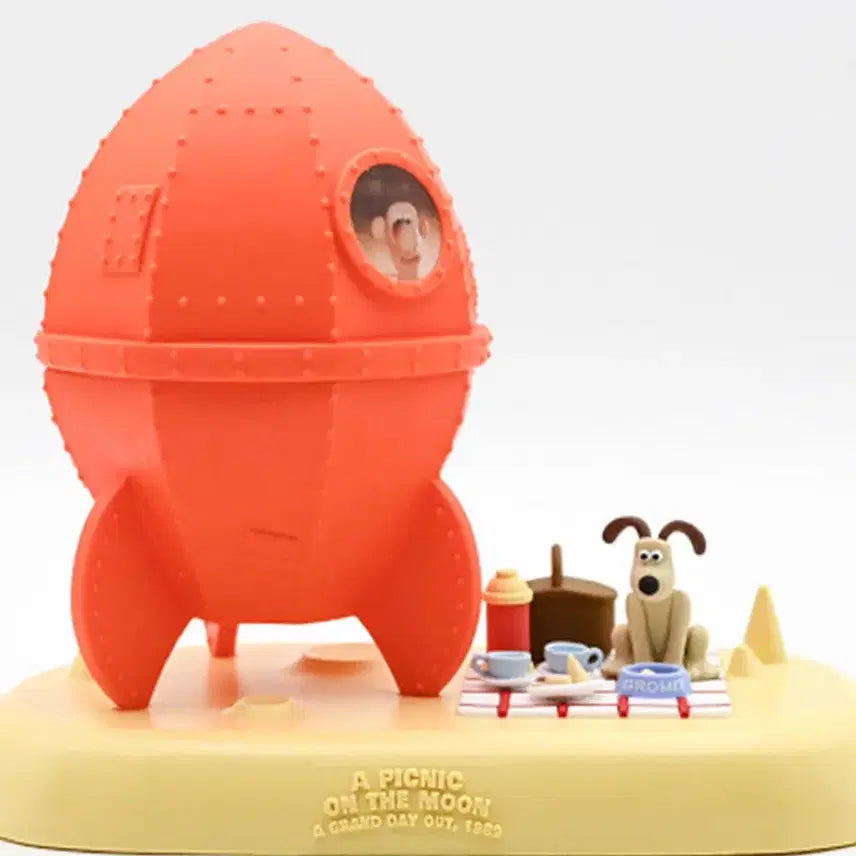 [BUNJANG] Wallace &amp; Gromit Moon Picnic Figure / 월레스와그로밋 달나라 피크닉 피규어