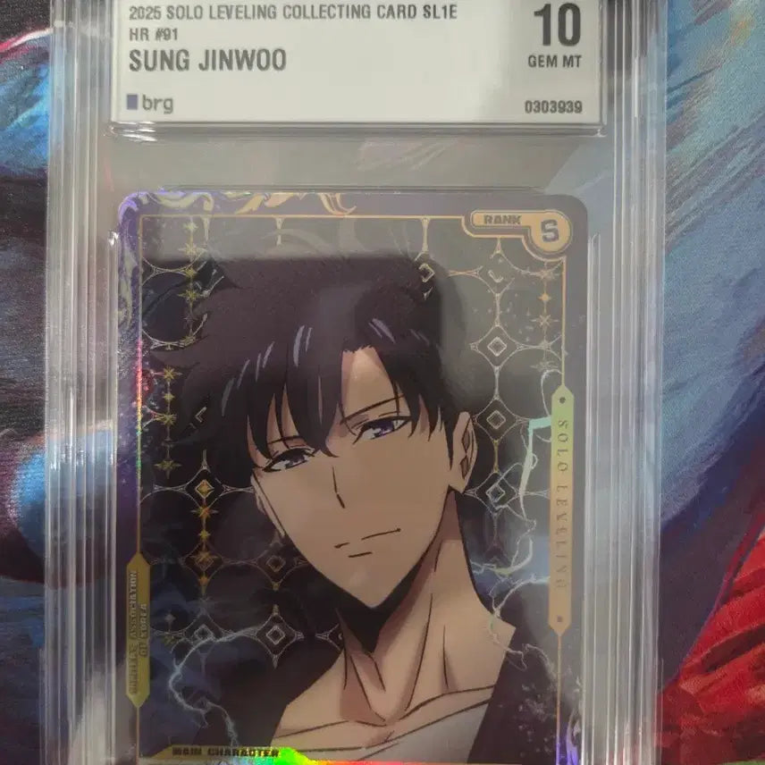 [BUNJANG] Solo Leveling Sung Jinwoo HR BRG Grade 10 Card / 나혼렙 성진우 HR BRG 10