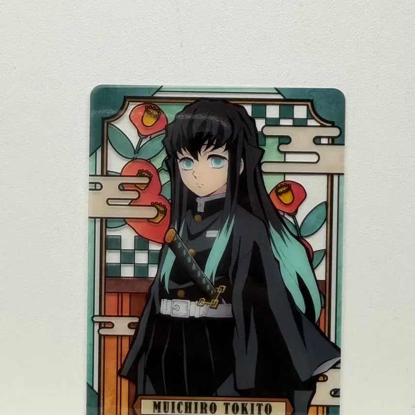 [BUNJANG] Demon Slayer Muichiro Tokito Vending Machine Version Glass Card / 무이치로 글라스 카드 자판기 버전