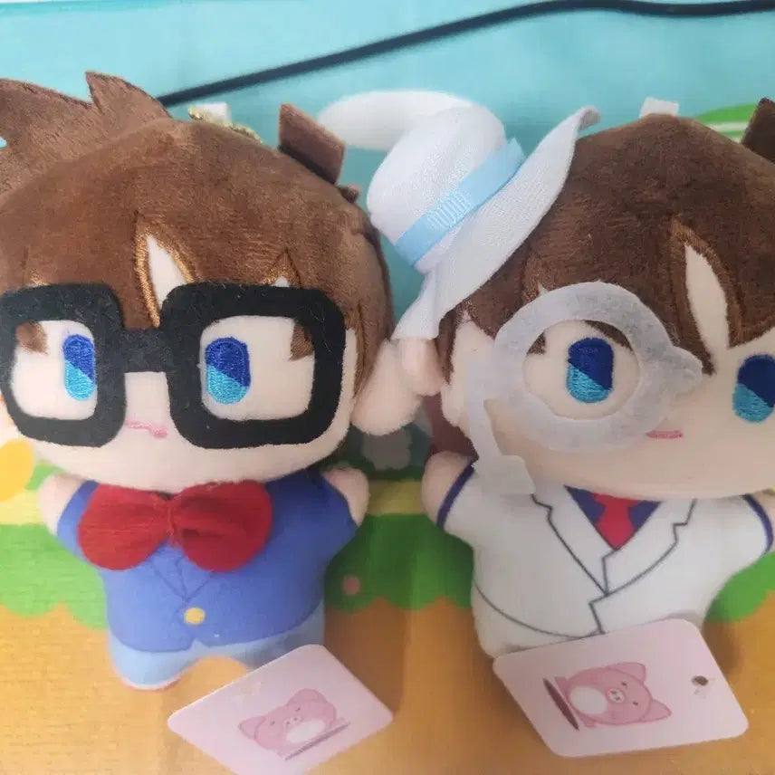 [BUNJANG] Detective Conan Conan &amp; Kaito Kid Doll Bundle Set / [명탐정 코난] 코난, 괴도키드 인형 (일괄)