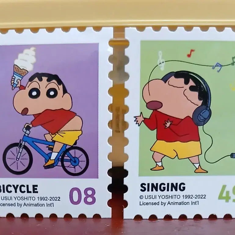 [BUNJANG] Crayon Shin-chan Stamp Sticker Set / 짱구 우표씰 1개 선택 짱구우표씰 짱구우표