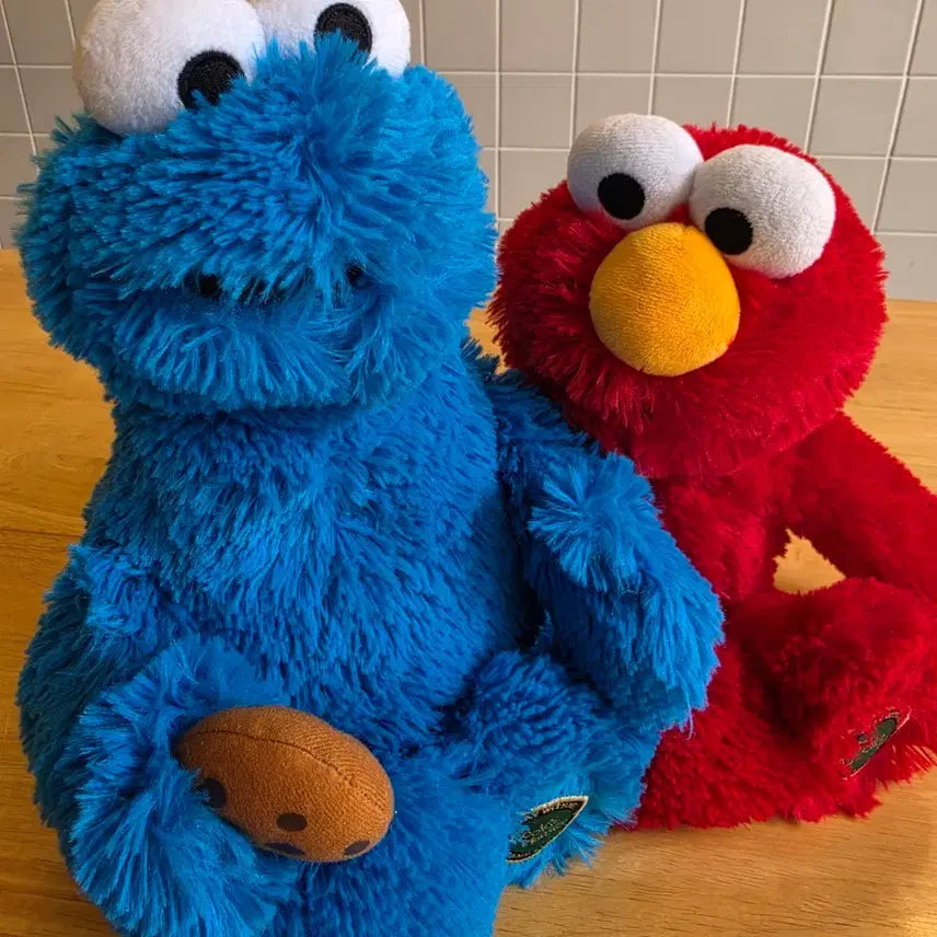 [BUNJANG] Sesame Street Cookie Monster Plush - Vintage Japanese Universal Studios Japan Exclusive / 세서미 스트리트 쿠키몬스터인형 빈티지인형 일본유니버셜인형