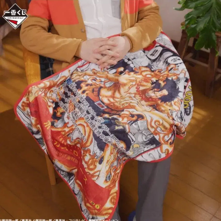[BUNJANG] One Piece Card Game Lottery Prize B Ace Blanket (Sealed) / 미개봉) 원피스 카드게임 쿠지 B상 에이스 담요