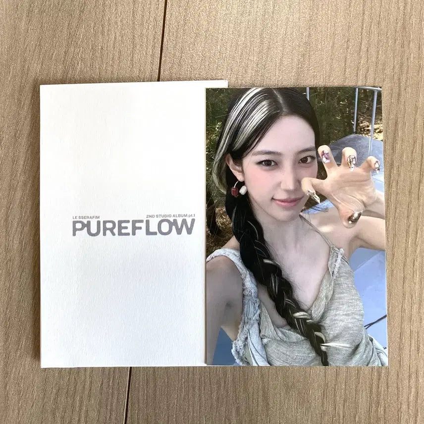 [BUNJANG] Le Sserafim Kazuha Pureflow Photocard / 
