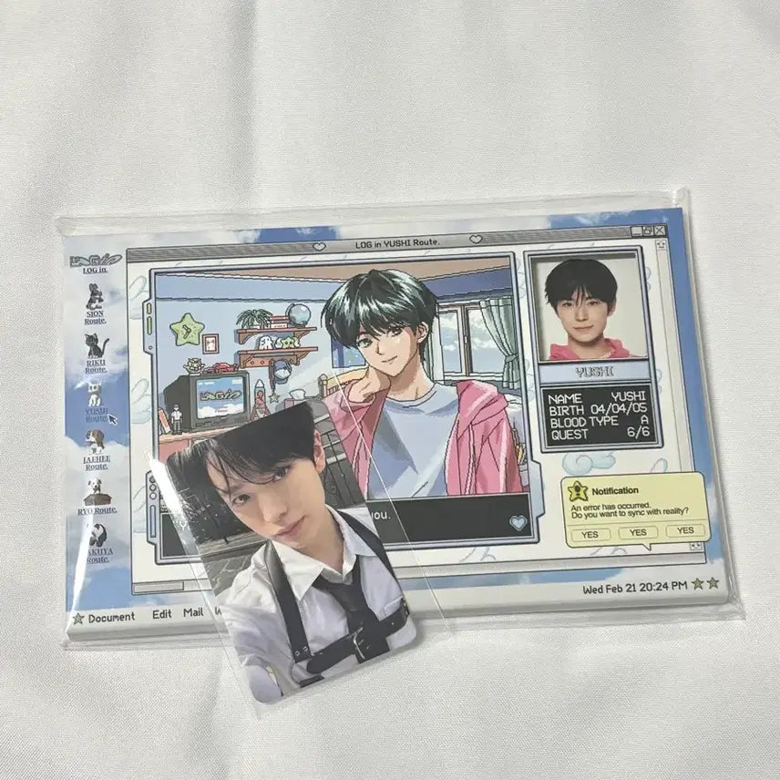 [BUNJANG] NCT WISH YUSHI Login Photo Set Unsealed / 엔시티위시 유우시 로그인 포토 세트 단순개봉