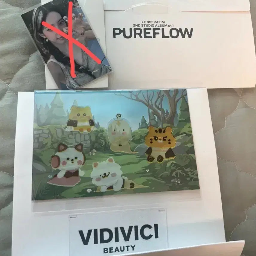 [BUNJANG] LE SSERAFIM Pureflow 1st Week Broadcast Photocard Gift Set / 르세라핌 PUREFLOW 붐팔라 1주차 역조공 세트