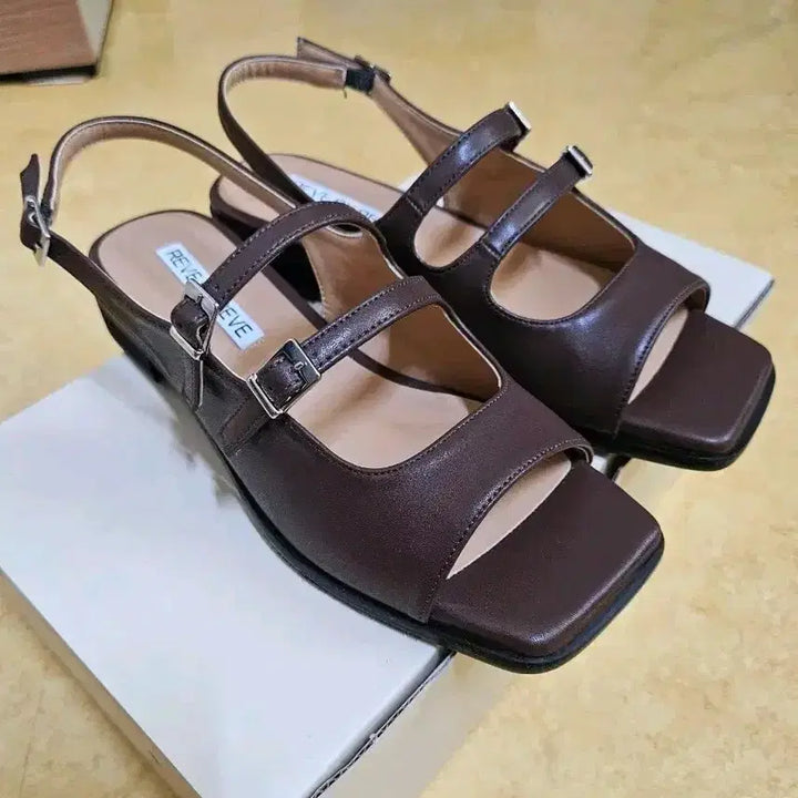 [SOLD OUT] [새상품] 레브바이레브 로완 샌들 브라운 245