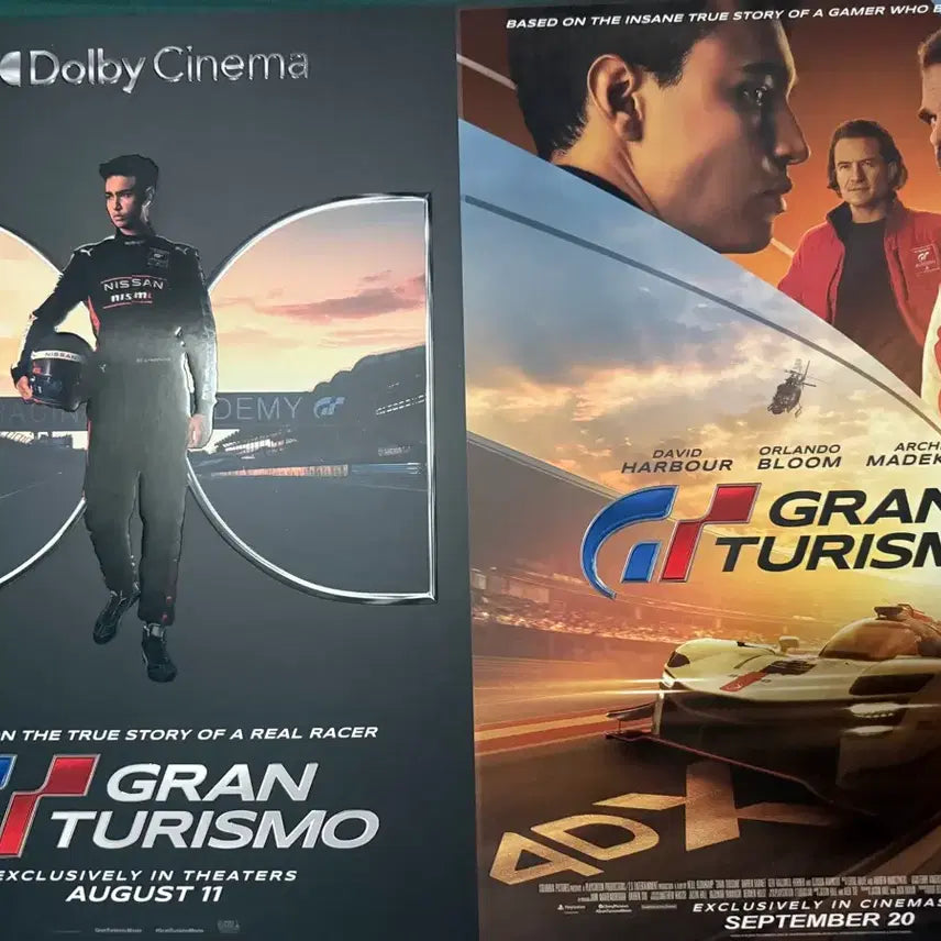[BUNJANG] Gran Turismo Dolby Cinema 4DX Poster / 그란 투리스모 돌비 포디 포스터 팝니다