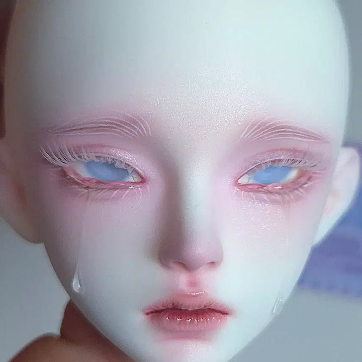 [BUNJANG] BJD MSD Head with Certificate, Eyes, and Default Box / 보증카드 + 헤드 + 디폴트박스 구관 msd 구체관절인형 헤드