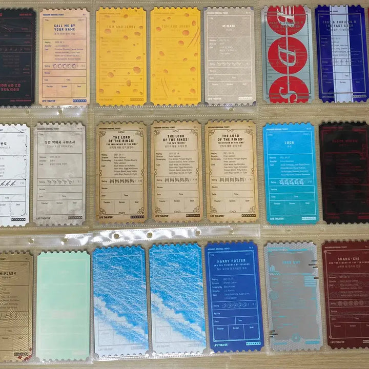 [BUNJANG] Harry Potter and the Prisoner of Azkaban Original Ticket Set / 해리 포터와 아즈카반의 죄수 오리지널 티켓
