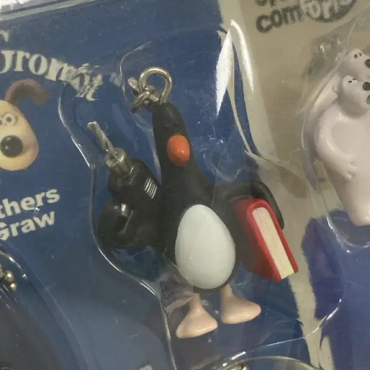 [BUNJANG] Wallace &amp; Gromit McGrew Raincoat Gromit Keyring Set / 월레스와그로밋 맥그로우 우비 그로밋 키링 세트