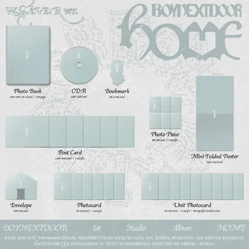 [BUNJANG] BOYNEXTDOOR Official Album &