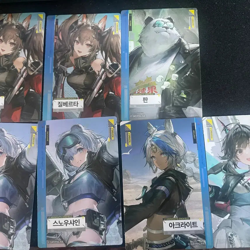 [SOLD OUT] 엔드필드 gs25 띠부씰 포토카드