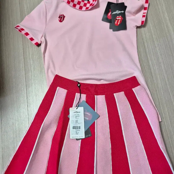 [BUNJANG] Rolling Stones Golf Knit Skirt Size 70 / 새제품)롤링스톤즈 골프  스커트 70