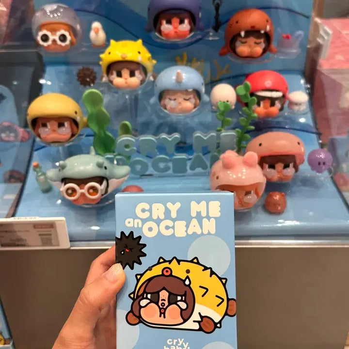 [BUNJANG] Pop Mart Crybaby Tear Series Blob Fish Figure / [팝마트] 크라이베이비 눈물 바다 시리즈
