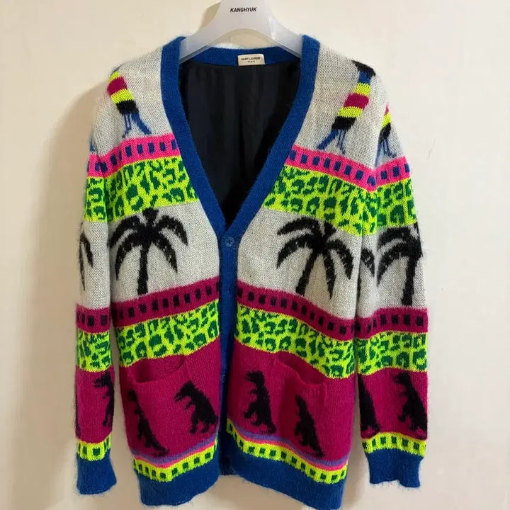 [BUNJANG] Saint Laurent Womens Surf Sound Cardigan / [XL 우먼스] 생로랑 서프사운드 가디건