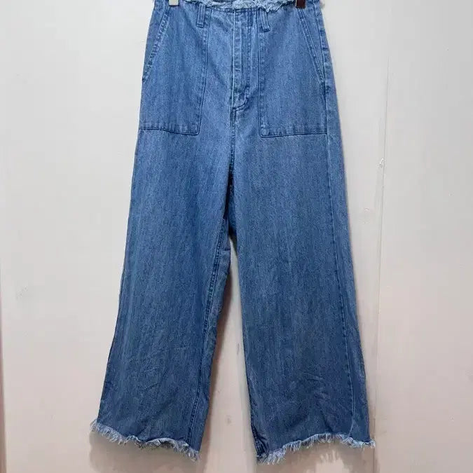 [SOLD OUT] Japan brand 일본 브랜드 컷오프 데님 와이드 팬츠 (26인치)