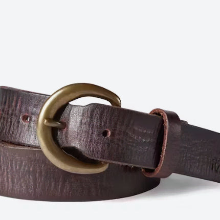 [BUNJANG] RRL Terence Tumbled Leather Belt (32) / RRL 테런스 텀블드 레더 벨트 32사이즈