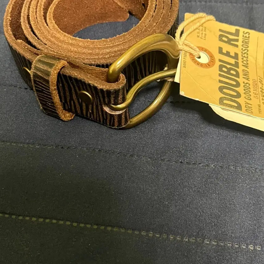 [BUNJANG] RRL Terence Tumbled Leather Belt (32) / RRL 테런스 텀블드 레더 벨트 32사이즈