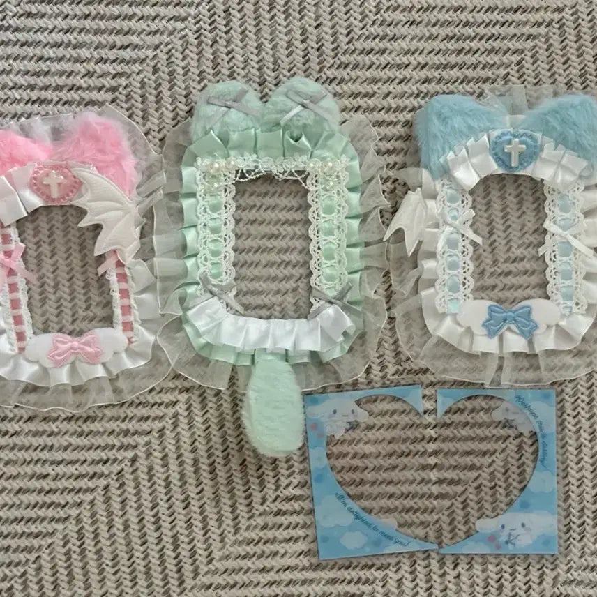 [BUNJANG] Sanrio Cinnamoroll Lace Photocard Holder / 레이스 포카홀더 산리오 시나모롤 탑로더