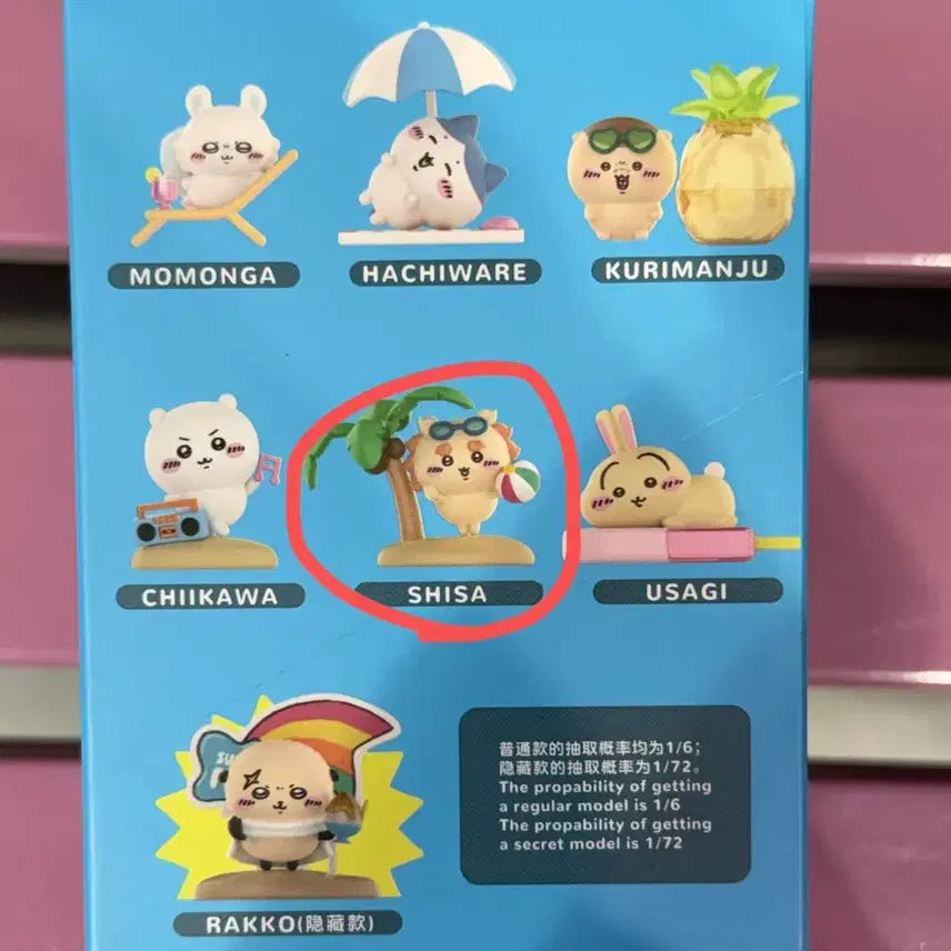 [BUNJANG] Chiikawa Miniso Summer Random Figure / 치이카와 미니소 여름 랜덤 피규어 시사