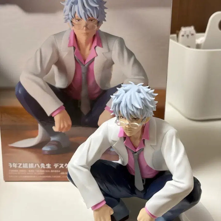 [BUNJANG] Gintama Sanjiro Ginpachi Gintoki Desk Figure / 은혼 삼젯 긴파치 긴토키 데스크 피규어