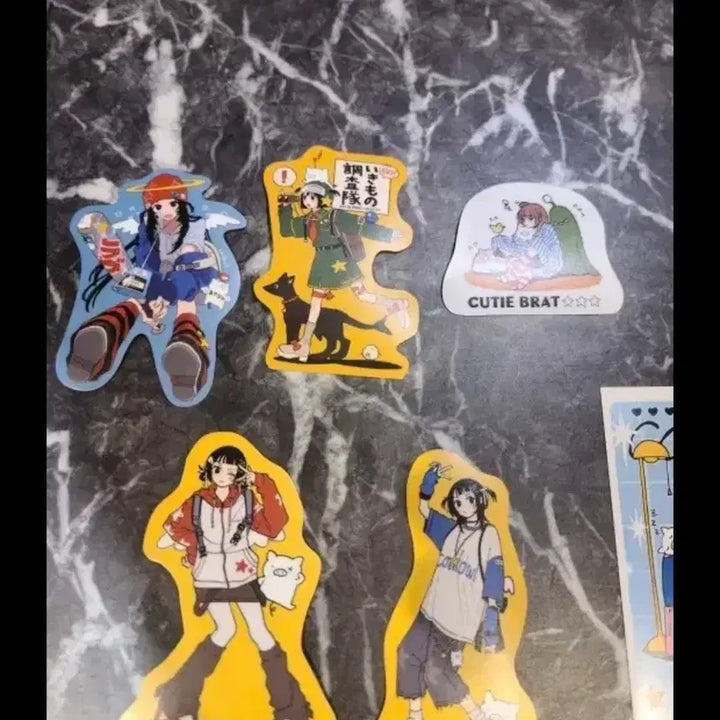[BUNJANG] Zutto Mayonaka de Shonen to Shonen Stickers 5-Piece Set / 즛토마요 콜아울 굿즈 스티커 5종모음 판매합니다