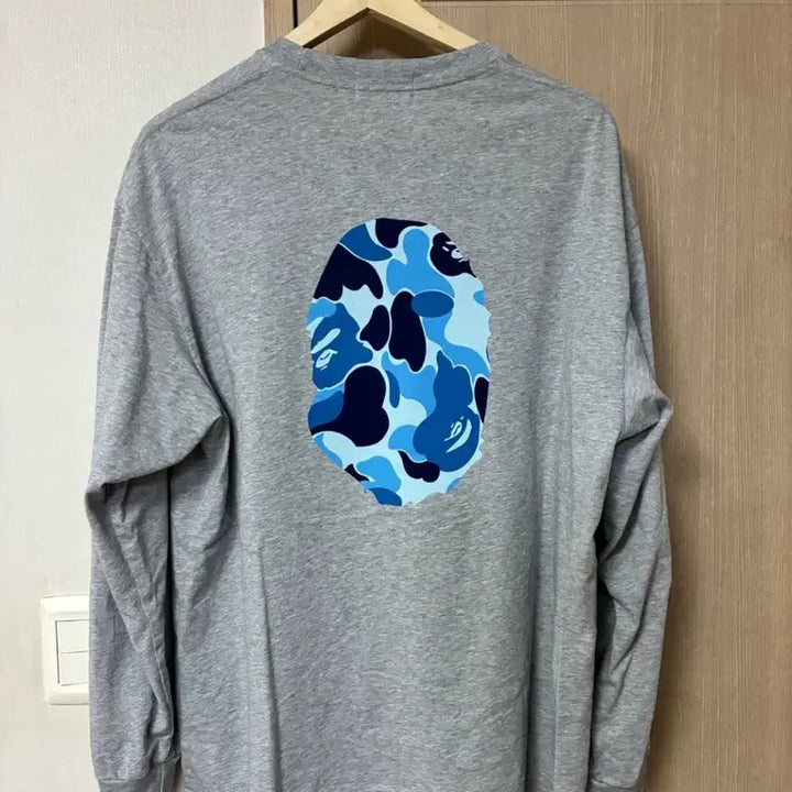 [BUNJANG] A Bathing Ape ABC Camo Long Sleeve T-Shirt Grey/Blue L / [L]베이프 abc카모 롱슬리브 그레이/블루