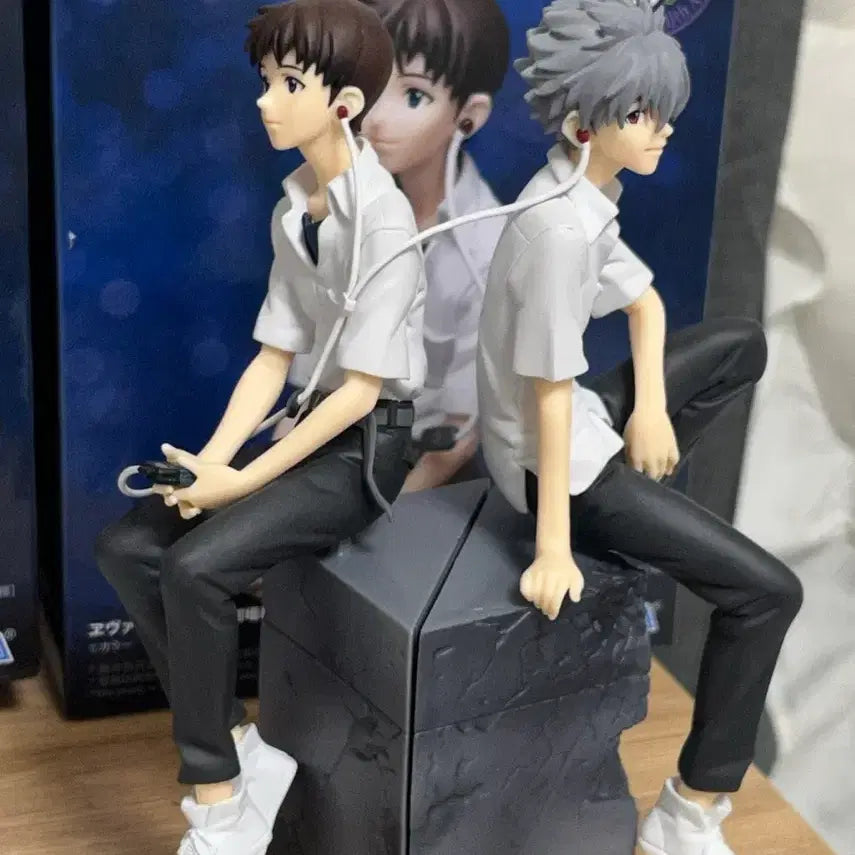 [BUNJANG] Evangelion Sega Vinetium Shinji &amp; Kaworu Figure Bundle Set / (일괄) 에반게리온 세가 비네티움 신지 카오루 피규어