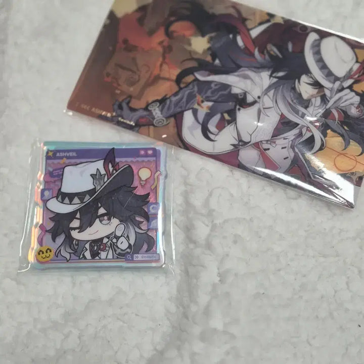 [BUNJANG] Ash Veil Transparent Postcard &amp; Magnet Bundle Set / 애쉬베일 투명엽서 및 마그넷 일괄