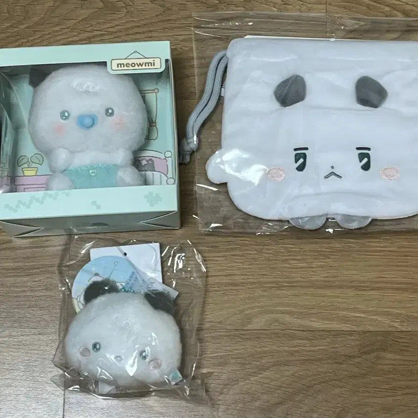 [BUNJANG] PLAVE Line Friends Baby Myami Pouch Tape Measure Bundle Set / 플레이브 라인프렌즈 먀미 파우치 줄자 베이비 먀미