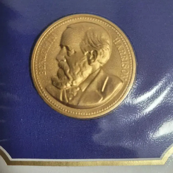 [BUNJANG] Benjamin Harrison 23rd U.S. President Commemorative Medal &amp; First Day Cover Set / 벤자민 해리슨 23대 대통령 기념 메달 초일 봉투2장 일괄