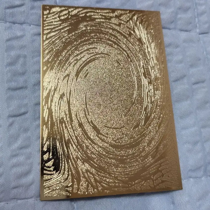[BUNJANG] Yu-Gi-Oh! Blue-Eyes White Dragon Golden Stainless Steel Card / 유희왕 푸른눈의백룡 금색 스테인리스 카드