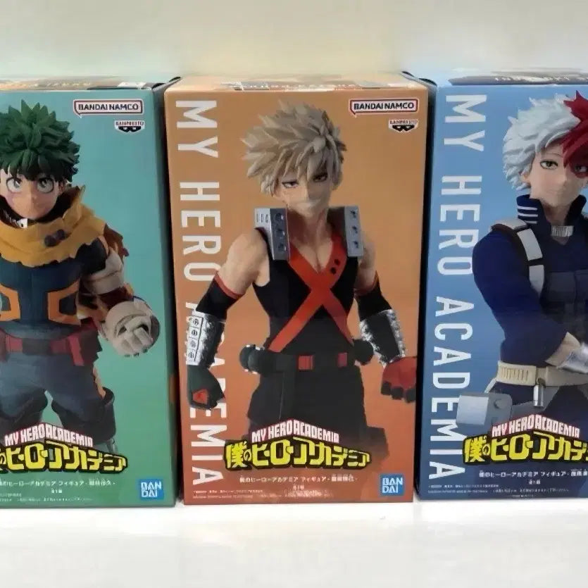 [BUNJANG] My Hero Academia Shoto Midoriya Bakugo 3-Figure Set / 나히아 쇼토 미도리야 바쿠고 피규어 3종