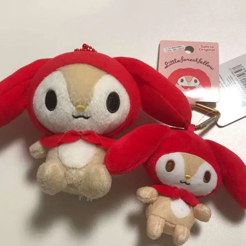 [BUNJANG] Sanrio Little Forest Fellow My Melody Doll Keyring Mascot / 산리오 고전 리틀포레스트펠로 마이멜로디 인형 키링 마스코트